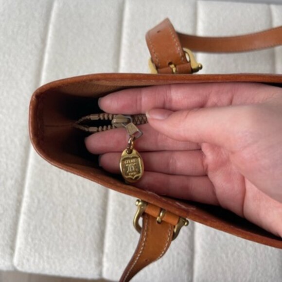 Celine Macadam Leather Tote Bag - Picture 11 of 12